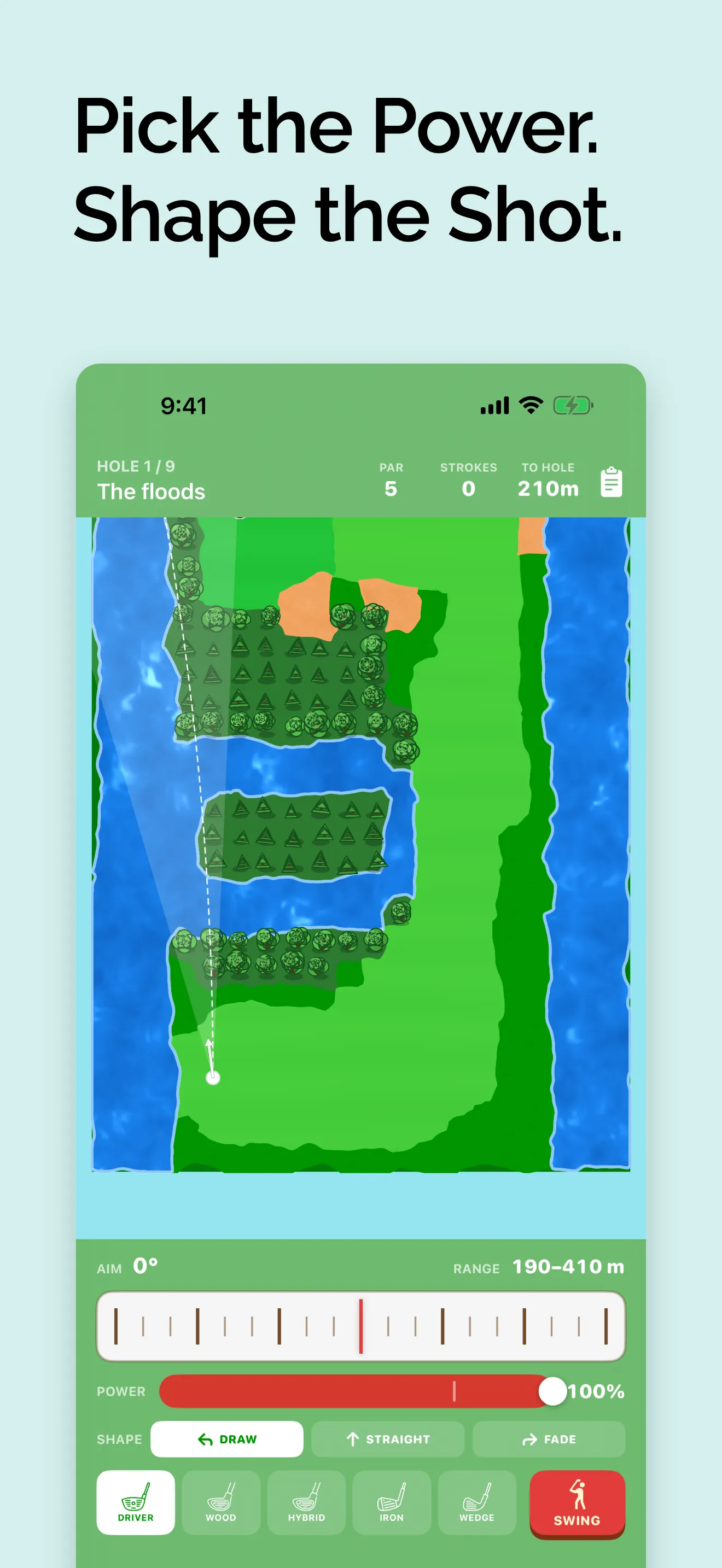 Pocket Golf Tournament v2 screenshot 1