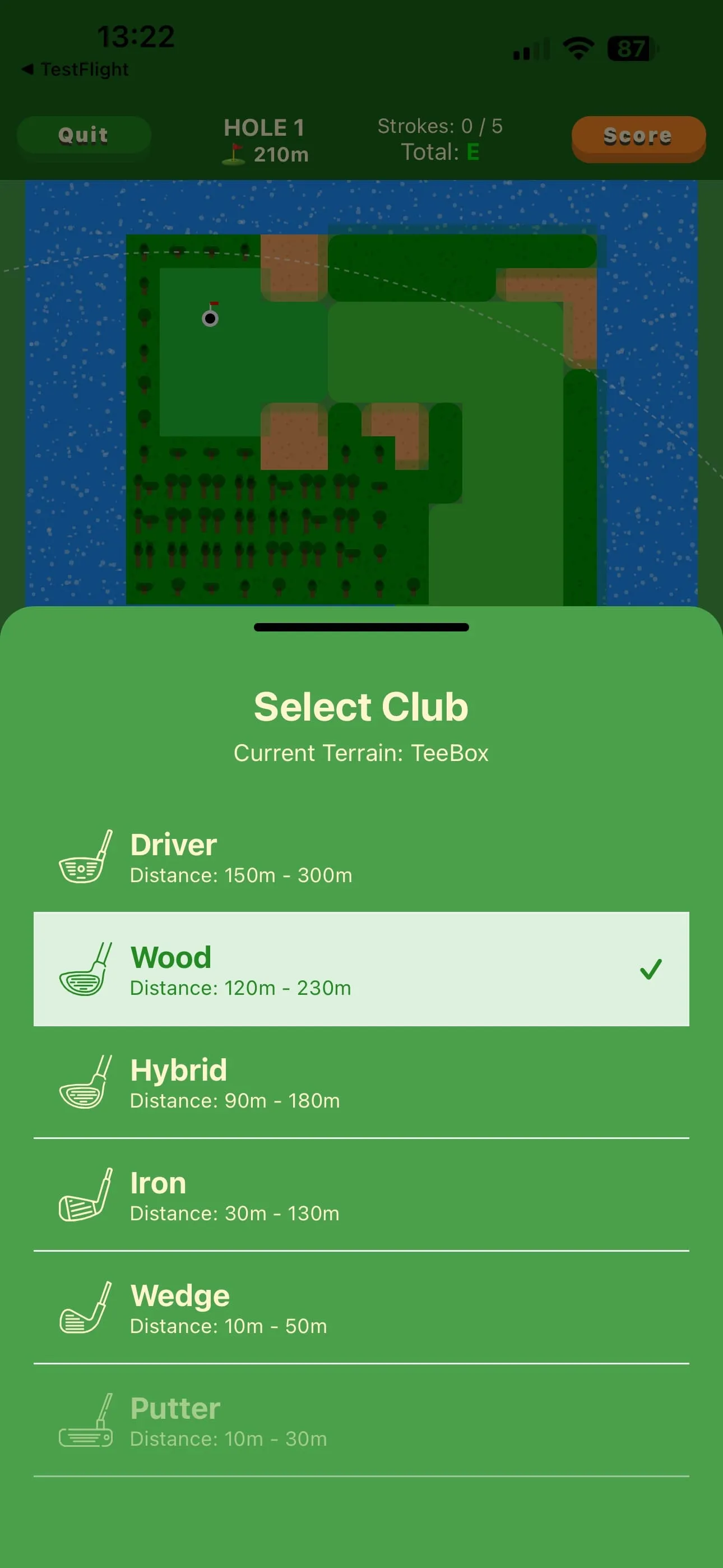 Pocket Golf Tournament screenshot 3
