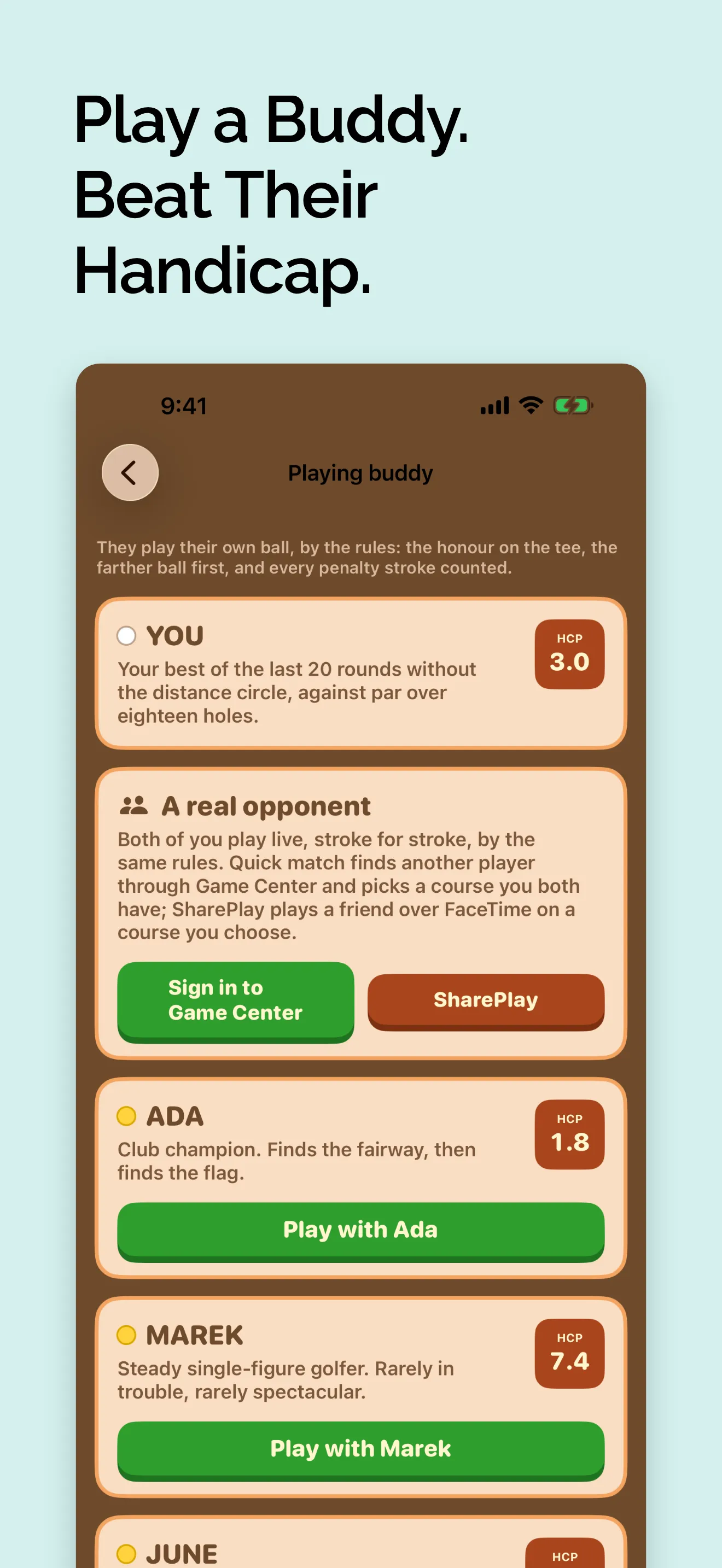 Pocket Golf Tournament v2 screenshot 4